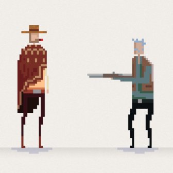 Famous Scenes From Movies In Pixelated GIFs