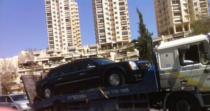 Barack Obama's Limousine Breaks Down in Israel