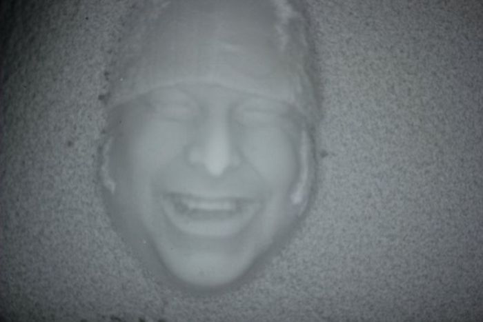 Face Prints in Snow