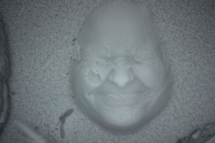 Face Prints in Snow