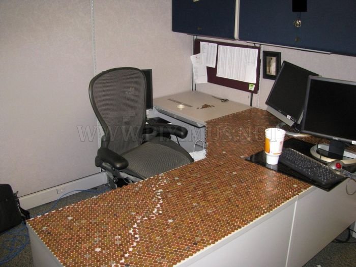 Pennied Desk 