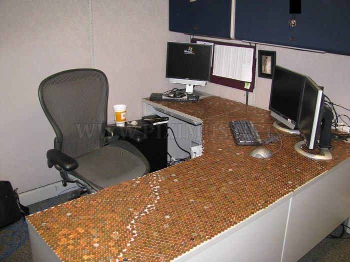 Pennied Desk 