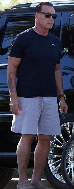 Arnold Schwarzenegger is Back at Gym