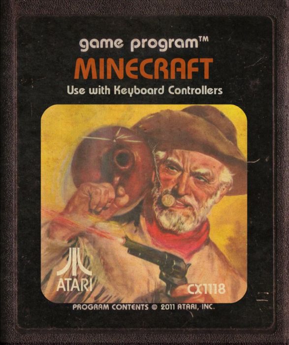Modern Video Games Made as Atari Cartridges