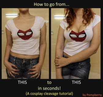 How to Make the Perfect Cosplay Cleavage