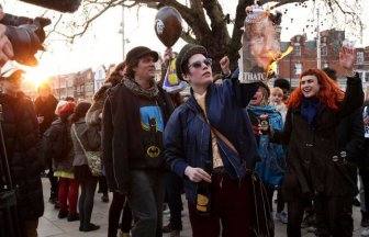 People Celebrate Margaret Thatcher’s Death