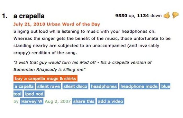 Fun With Urban Dictionary 