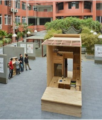 Student from China Builds a Tiny House