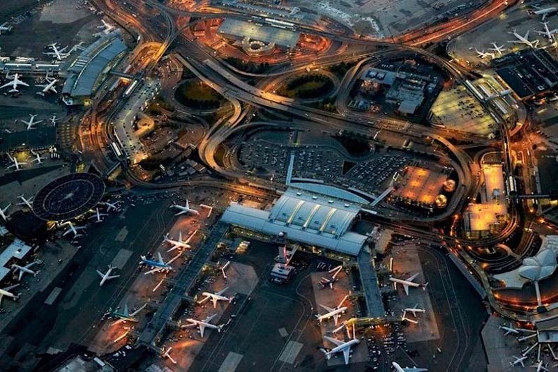 Airports from the sky by Jeffrey Milstein