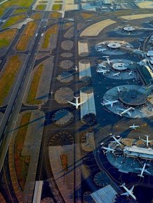 Airports from the sky by Jeffrey Milstein