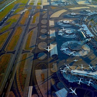 Airports from the sky by Jeffrey Milstein