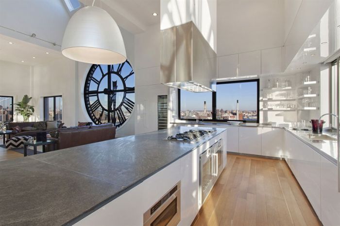 Old Clock Tower Converted Into a Penthouse