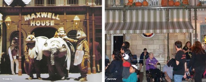 Disneyland Then and Now