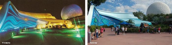 Disneyland Then and Now