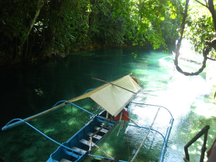 Enchanted River in Surigao del Sur, Philippines