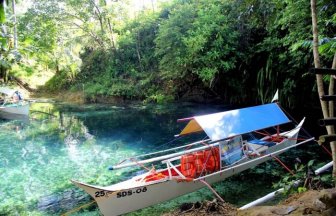 Enchanted River in Surigao del Sur, Philippines