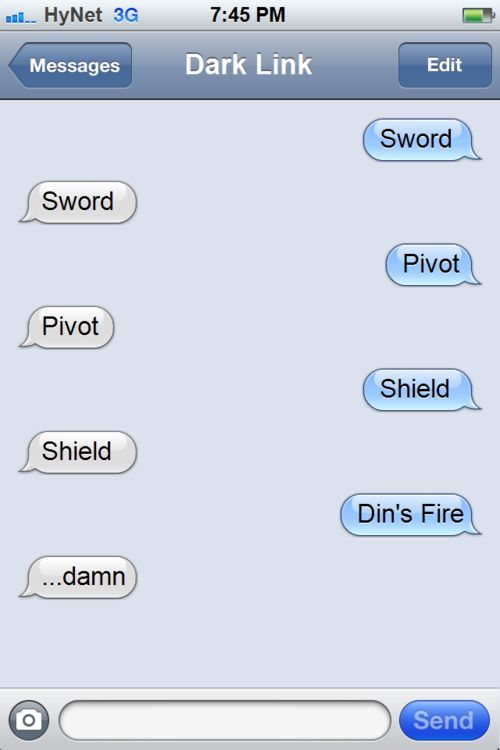 Texts From Zelda