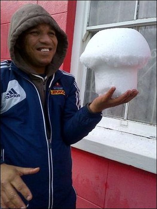 Snow in Cape Town