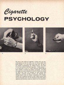 The Psychology Of Holding A Cigarette