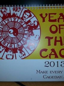 Nicolas Cage Calendar