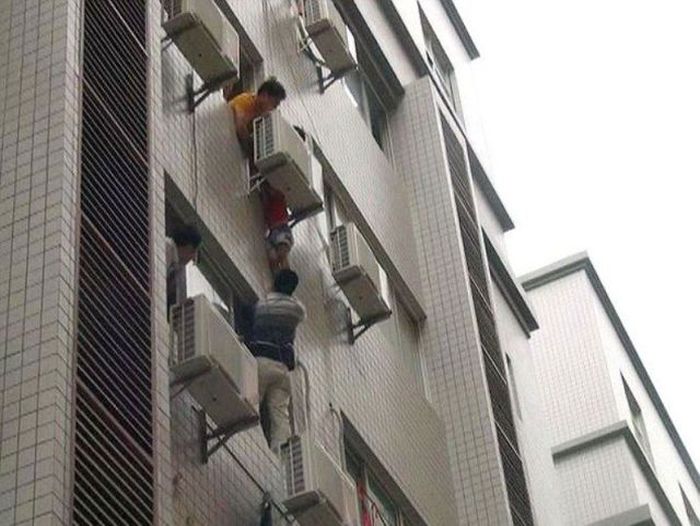 Saved by an Air Conditioner