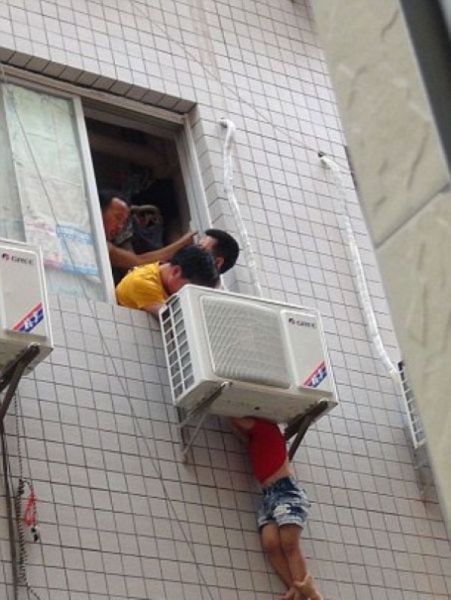Saved by an Air Conditioner