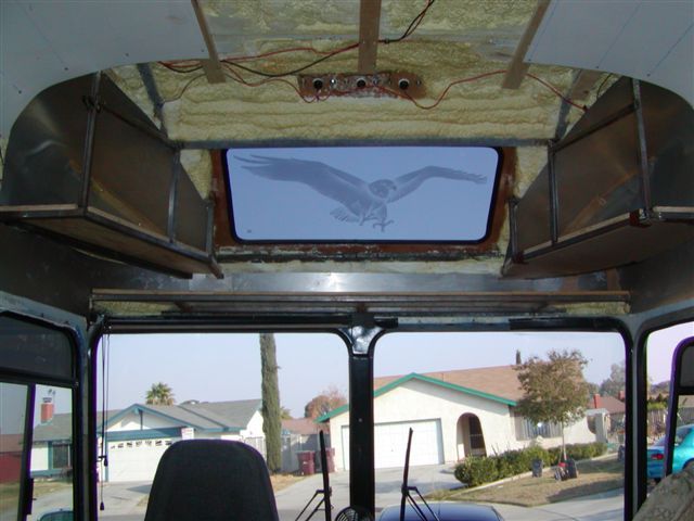 Old bus with comfortable interior