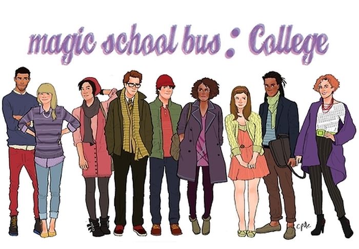 Kids of Magic School Bus Then and Now