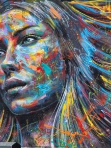 Spray Paint Portraits Without Brushes and Stencils