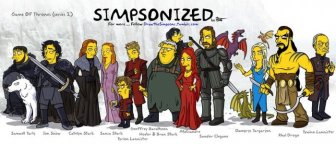 Simpsonized 'Game of Thrones' Characters