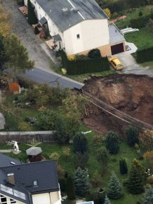 Giant Sinkholes and Road Collapses