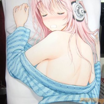 New Super Sonico Hug Pillow
