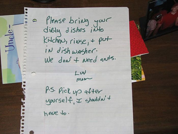 Notes from Parents