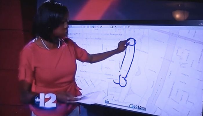 Reporter Accidentally Draws Penis with Balls