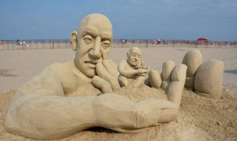 The Infinity Sand Sculpture