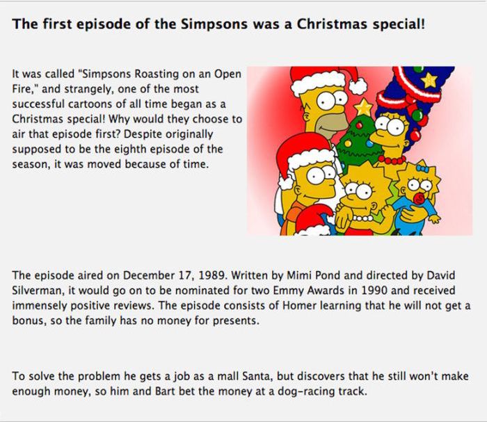 Interesting Facts about The Simpsons, part 2
