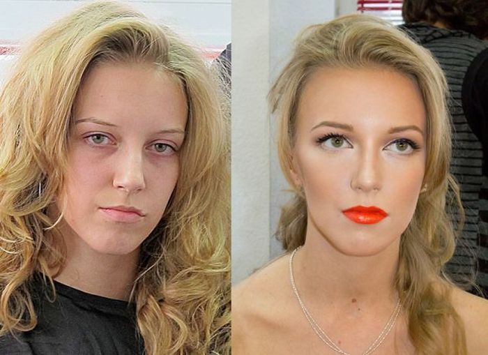 Girls With and Without Makeup, part 3