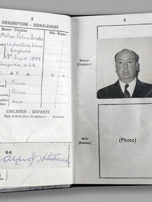 Vintage Celebrity Passport Photos
