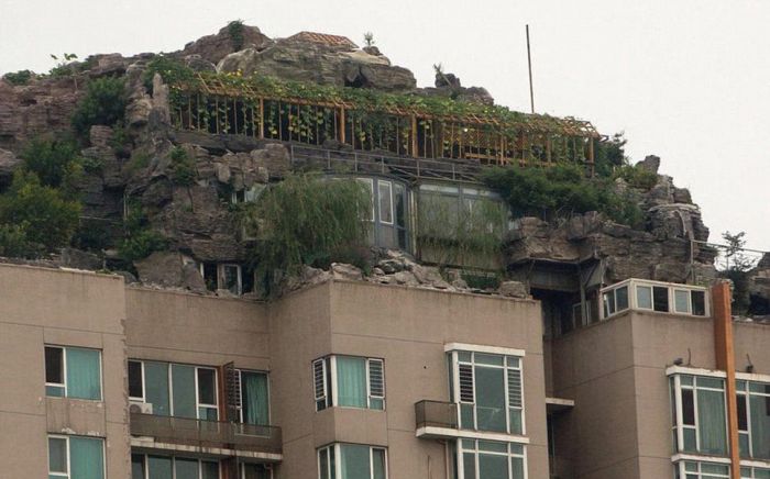 Mountain Villa on Top of Apartment Block
