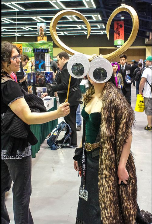 Cosplay with Giant Googly Eyes