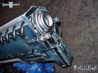 Papercraft Terran Marine Cannon