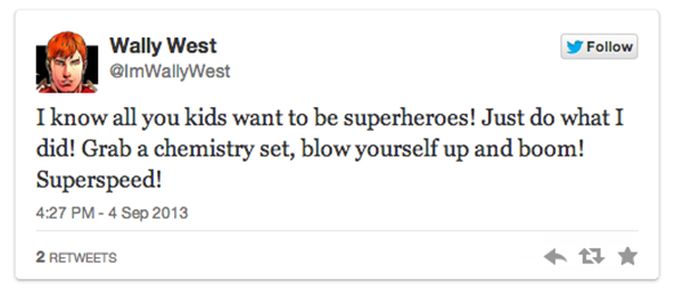 Funny Superhero Tweets