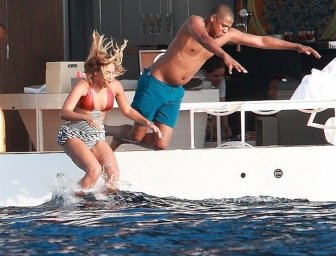 Jay Z Jumping Into a Pool Meme
