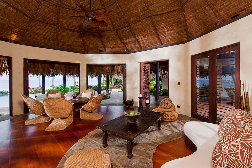 Luxury hotel on a private island of Fiji