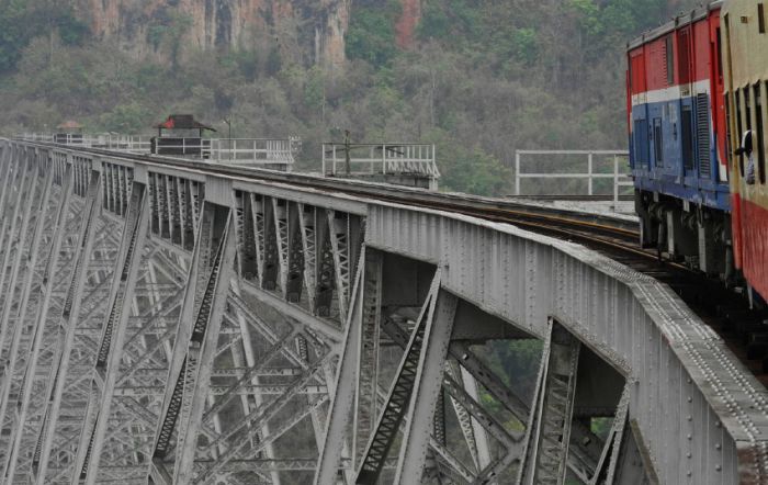 Goteik Viaduct in Myanmar