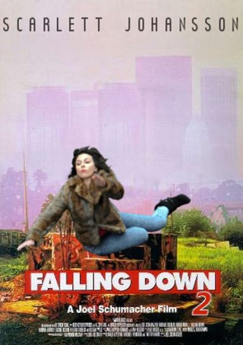 Scarlett Johansson Falling Down Meme