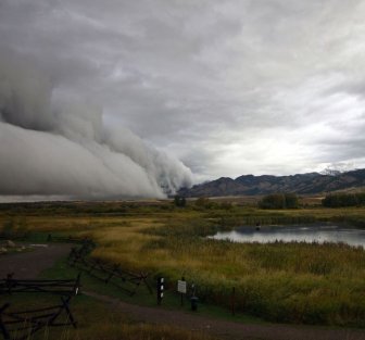 Shelf Clouds in Bozeman, MT