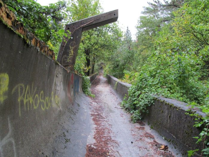 Abandoned Sarajevo Olympic Bobsleigh Track
