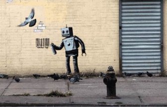 GIFs Made Out of Banksy's Art