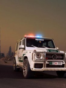 Brabus B63S for the police of Dubai